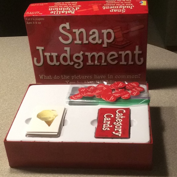 SNAP JUDGEMENT Board Game- 2004 edition - Picture 3 of 12